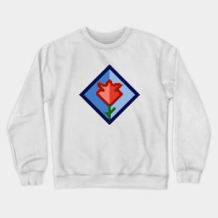Rose Emblem Crewneck Sweatshirt